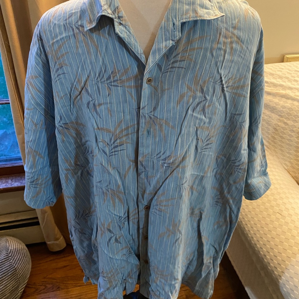 Mens Tommy Bahama 100% Silk Shirt